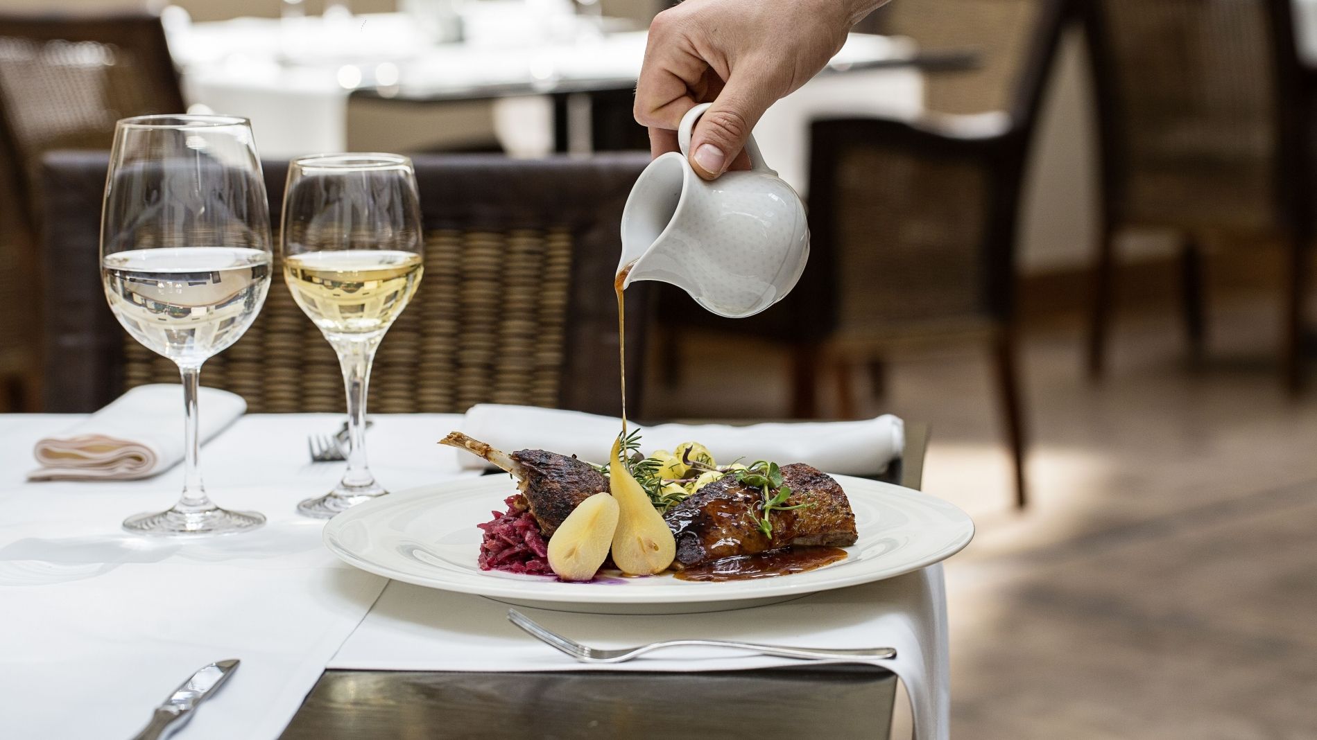 Restauracja The Olive w Sheraton Grand Krakow - Kaczka pieczona